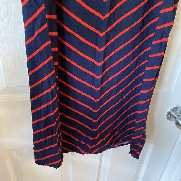 Maurice’s Dress Womens Size Small Sleeveless Navy And Red Striped Summer - Picture 5 of 12
